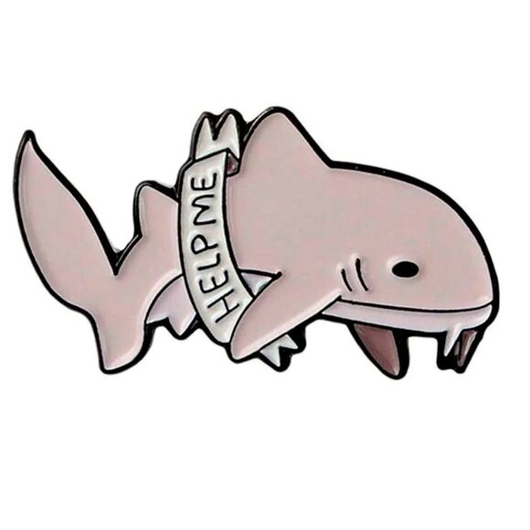 SALE Save The Ocean Whale Enamel Pin - Picture 1 of 3